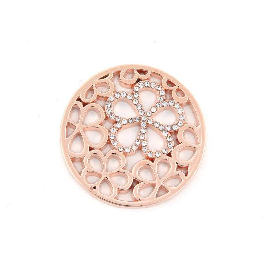 Rose Gold Daisy Disk