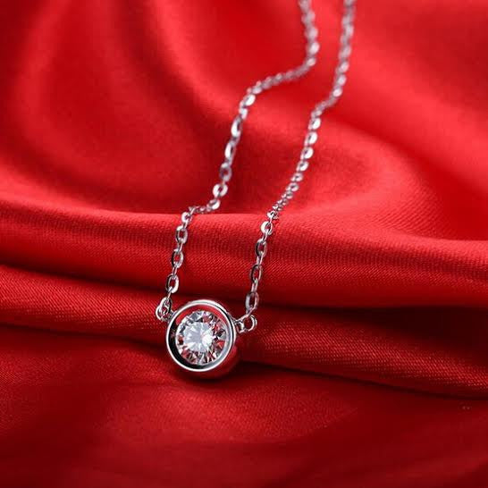 Circular Diamanté Necklace