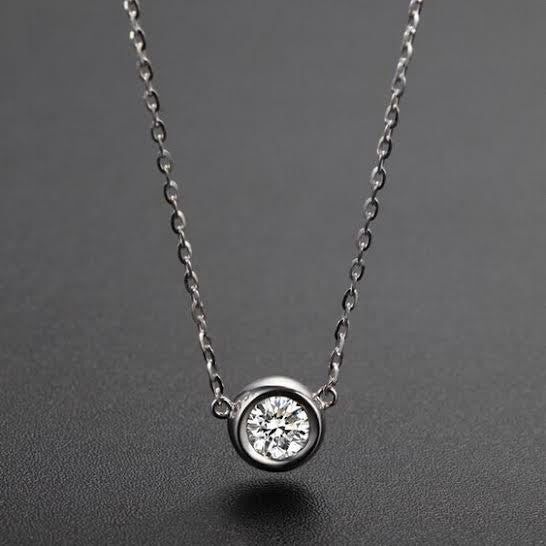 Circular Diamanté Necklace